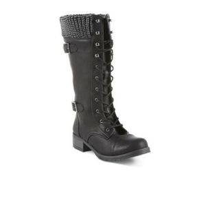 Route 66 Juniors' Aryn Black KneeHigh Fashion Boot